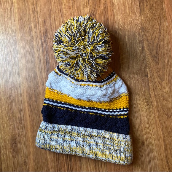 Blue and Gold Beanie - Picture 1 of 2